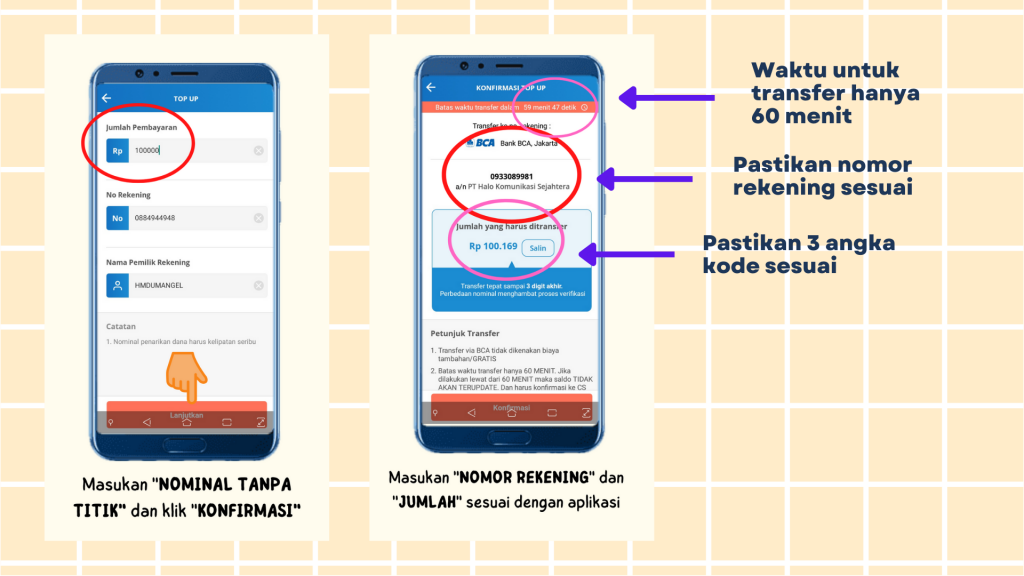 CARA TOP UP SALDO KREDIT VIA MBANKING BCA - Vendor