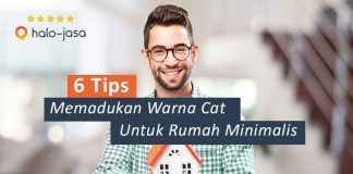 tips memadukan warna cat untuk rumah minimalis