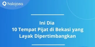 10 Tempat Pijat di Bekasi ini, Layak Dipertimbangkan