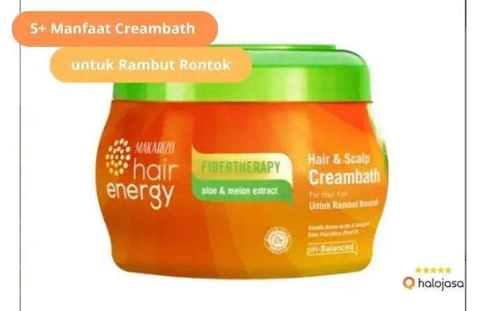 Cream Creambath Makarizo Hair Energy Hair & Scalp Creambath Aloe & Melon