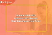 Halo Massage Bagi-Bagi Angpao Halo Point