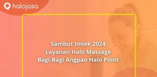 Halo Massage Bagi-Bagi Angpao Halo Point