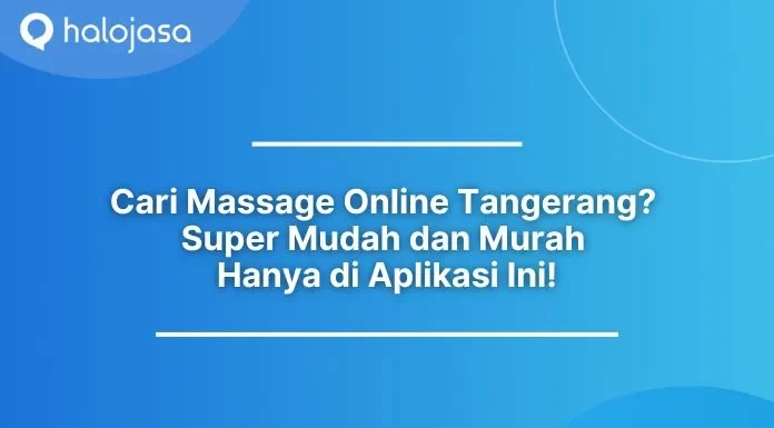 Massage Online Tangerang