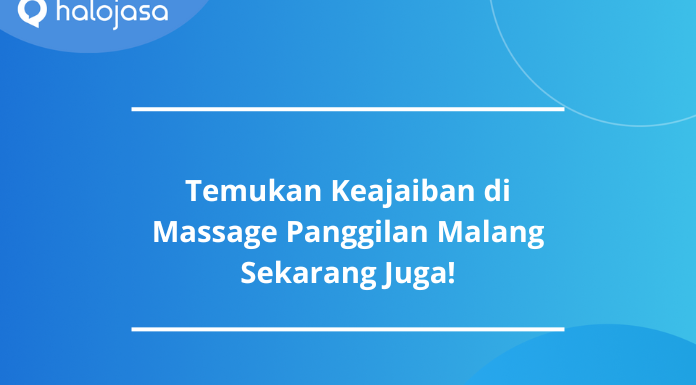 massage panggilan malang