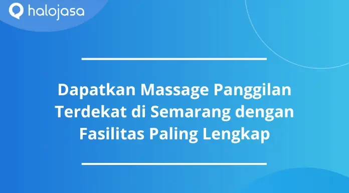 Massage panggilan semarang