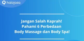 perbedaan body massage dan body spa