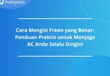 Cara Mengisi Freon