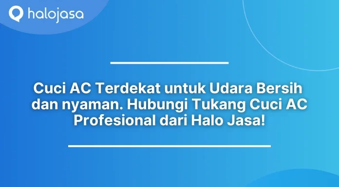 Tukang Cuci AC terdekat