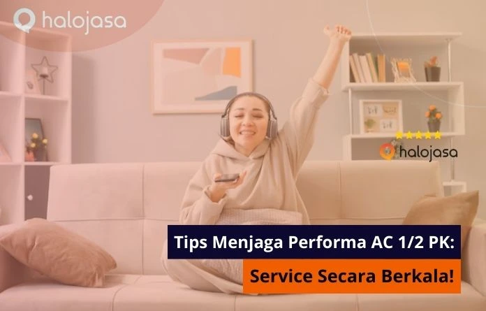 merawat AC setengah PK 