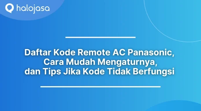 daftar Kode Remote AC Panasonic