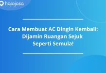 cara membuat ac dingin kembali