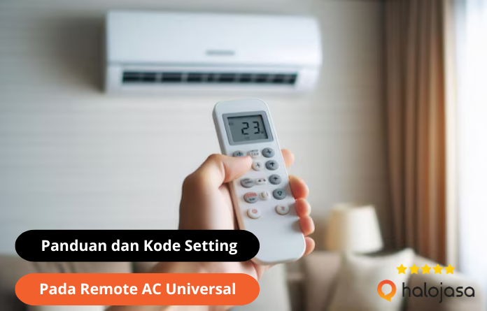 cara setting remote ac universal