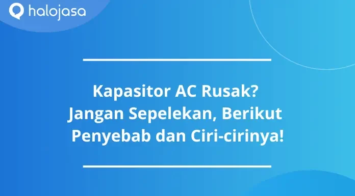 kapasitor ac rusak